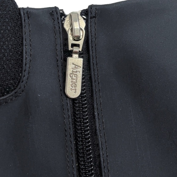 ETIENNE AIGNER Riding Boots Insulated Nylon Women’s Size 7 Black - Picture 2 of 12